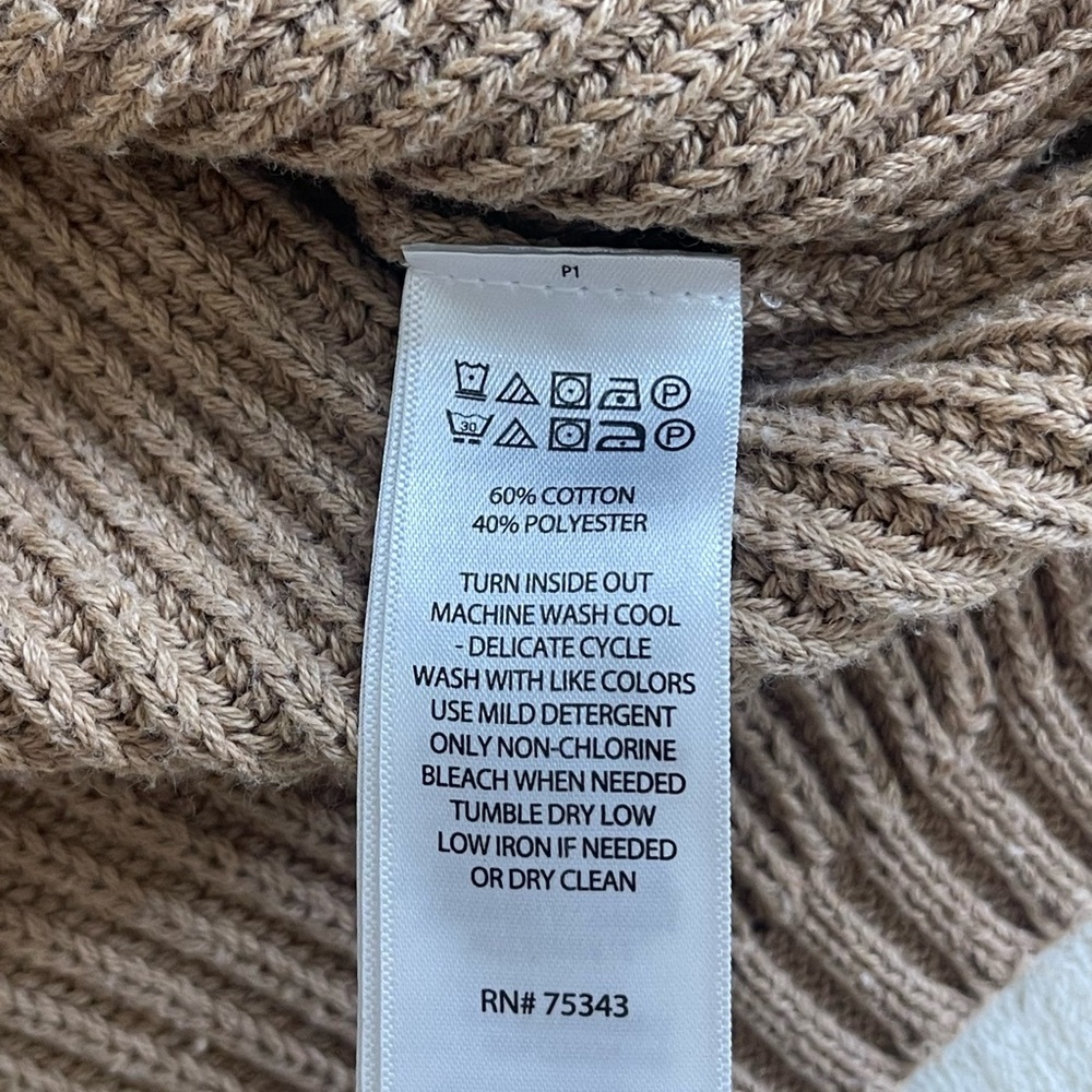 Max Studio Women's Colorblock Ribbed Sweater - Size Small - Picture 6 of 10